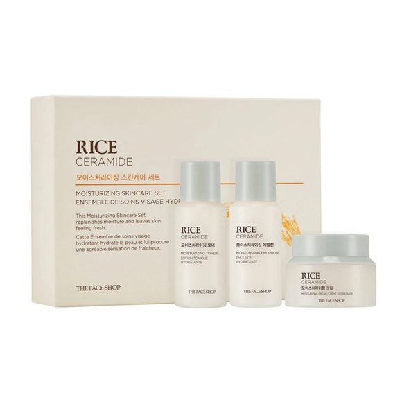 The Face Shop Rice & Ceramide Moisturizing Skincare Set - Picture 1 of 4